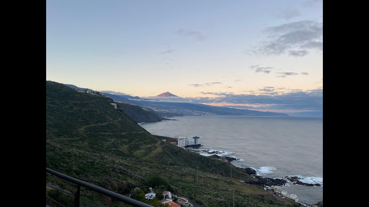 Cliffside house in Tacoronte Tenerife, Canary Islands Spain