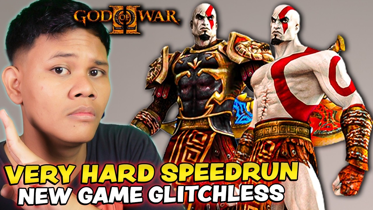 SPEEDRUN GOD OF WAR 2 VERY HARD GLITCHLESS (PS2 EMU SKIP CUTSCENE PATCH)