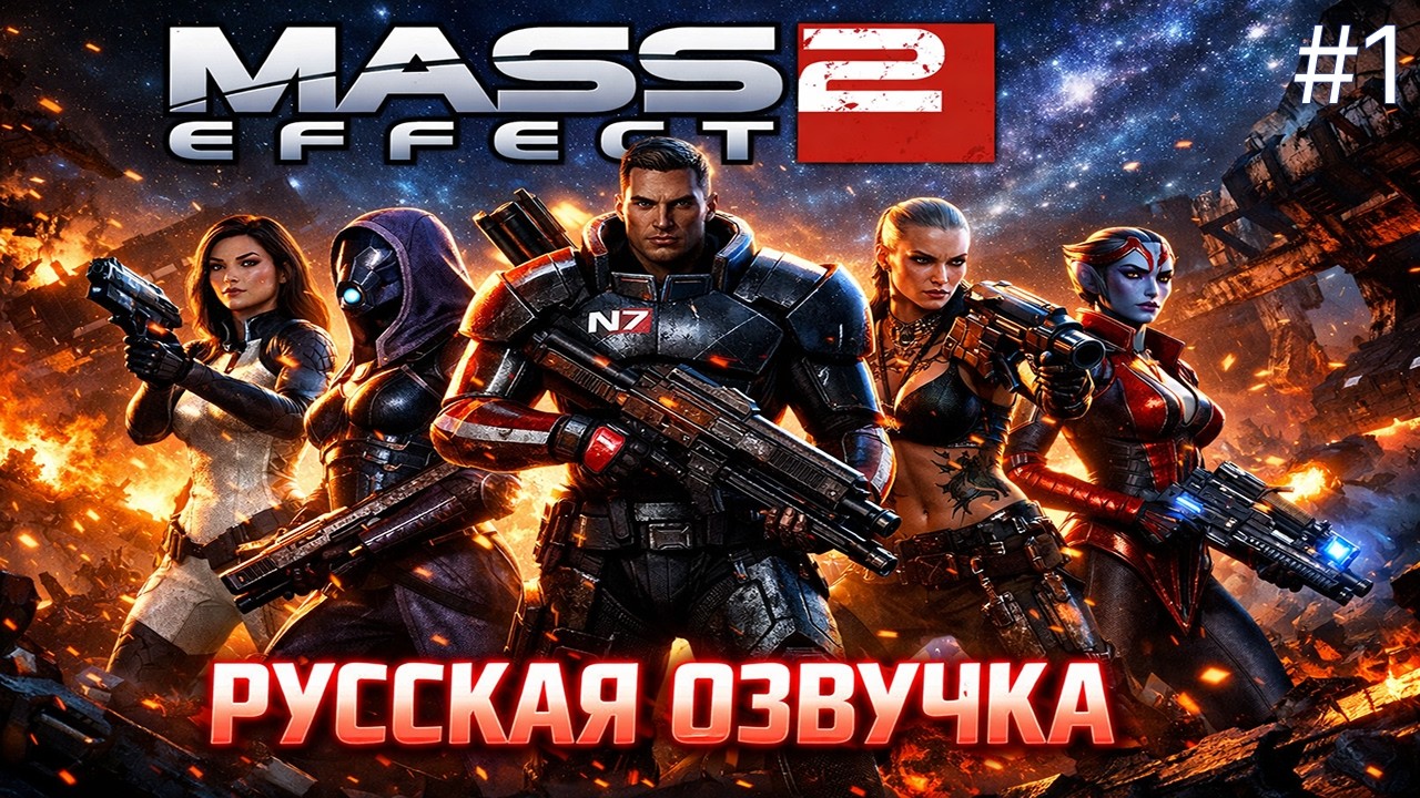 🎥 ЛЕГЕНДАРНЫЙ ПРОЛОГ. Прохождение с русской озвучкой 🔥 - Mass Effect 2 #1