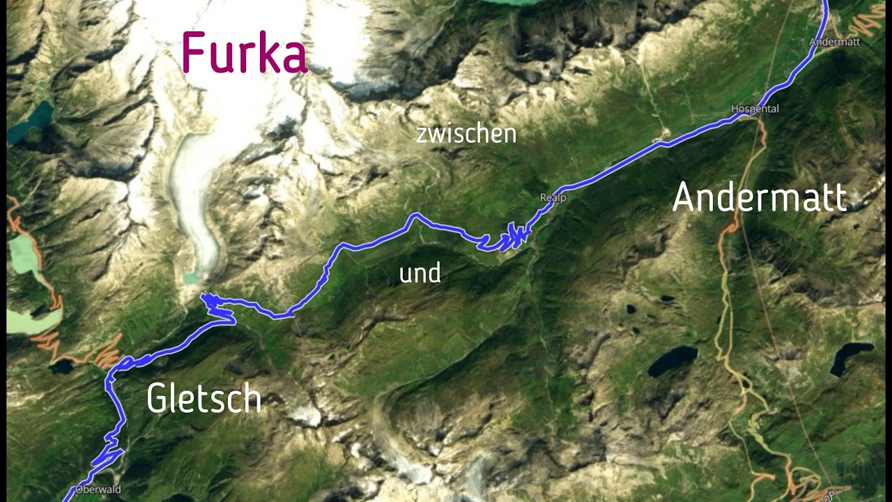 Furka mit dem Motorrad