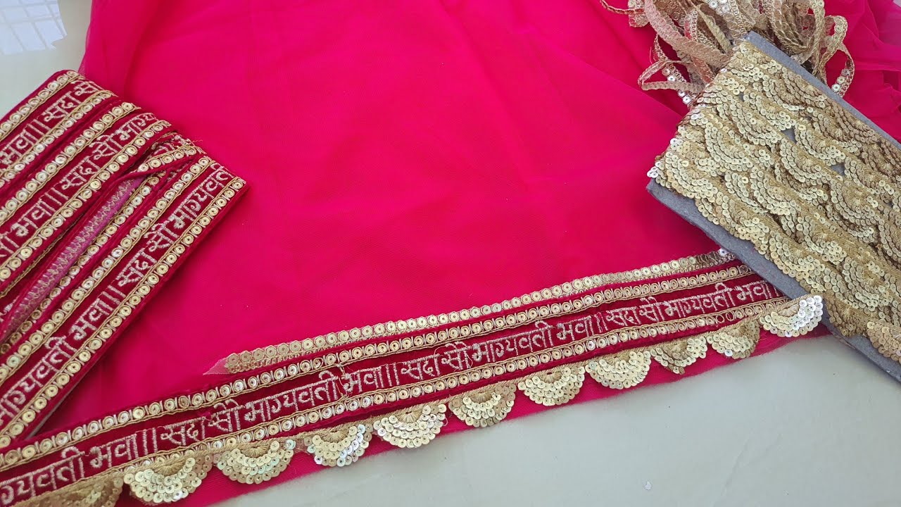 How I have Customised best bridal dupatta as per customer needs?Five different combination of laces