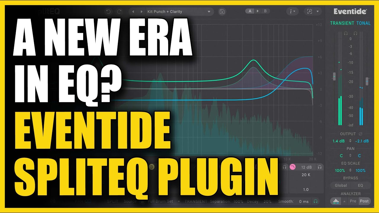 A New Era In EQ? Eventide SplitEQ Plugin