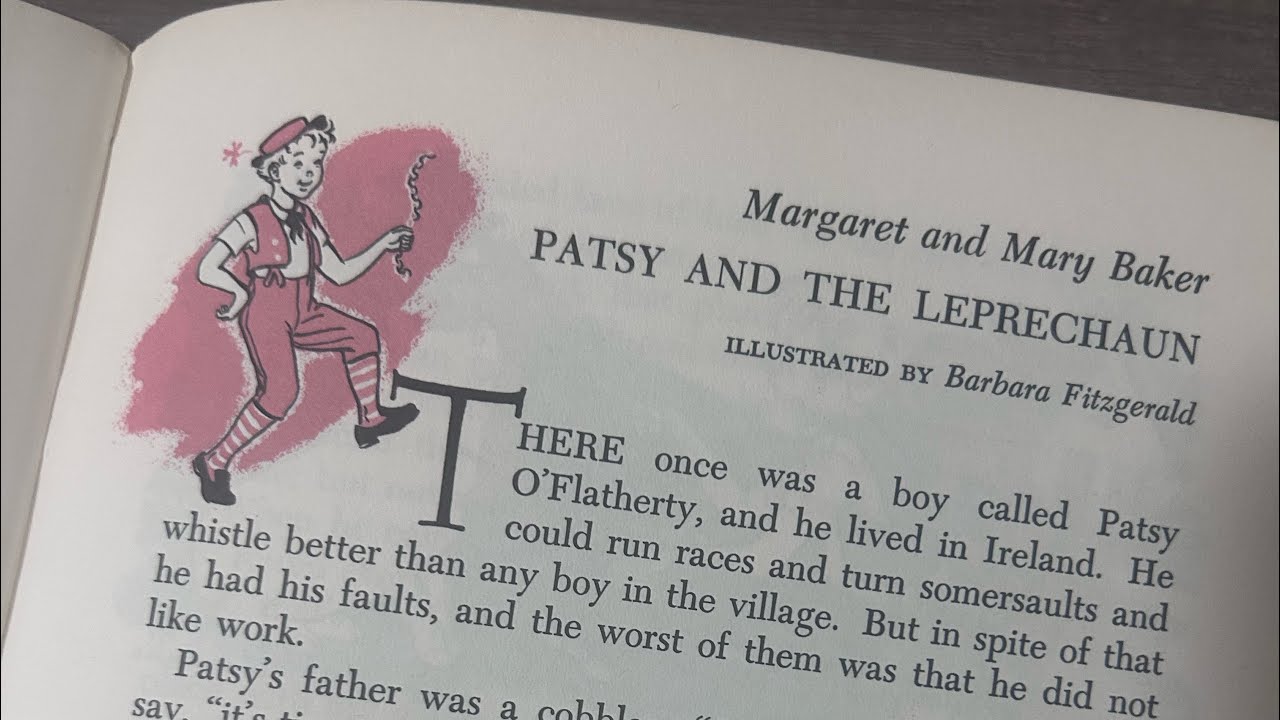 Vintage Children’s Storybook: Children’s Hour “Patsy and the Leprechaun” ASMR Whisper Read-Aloud