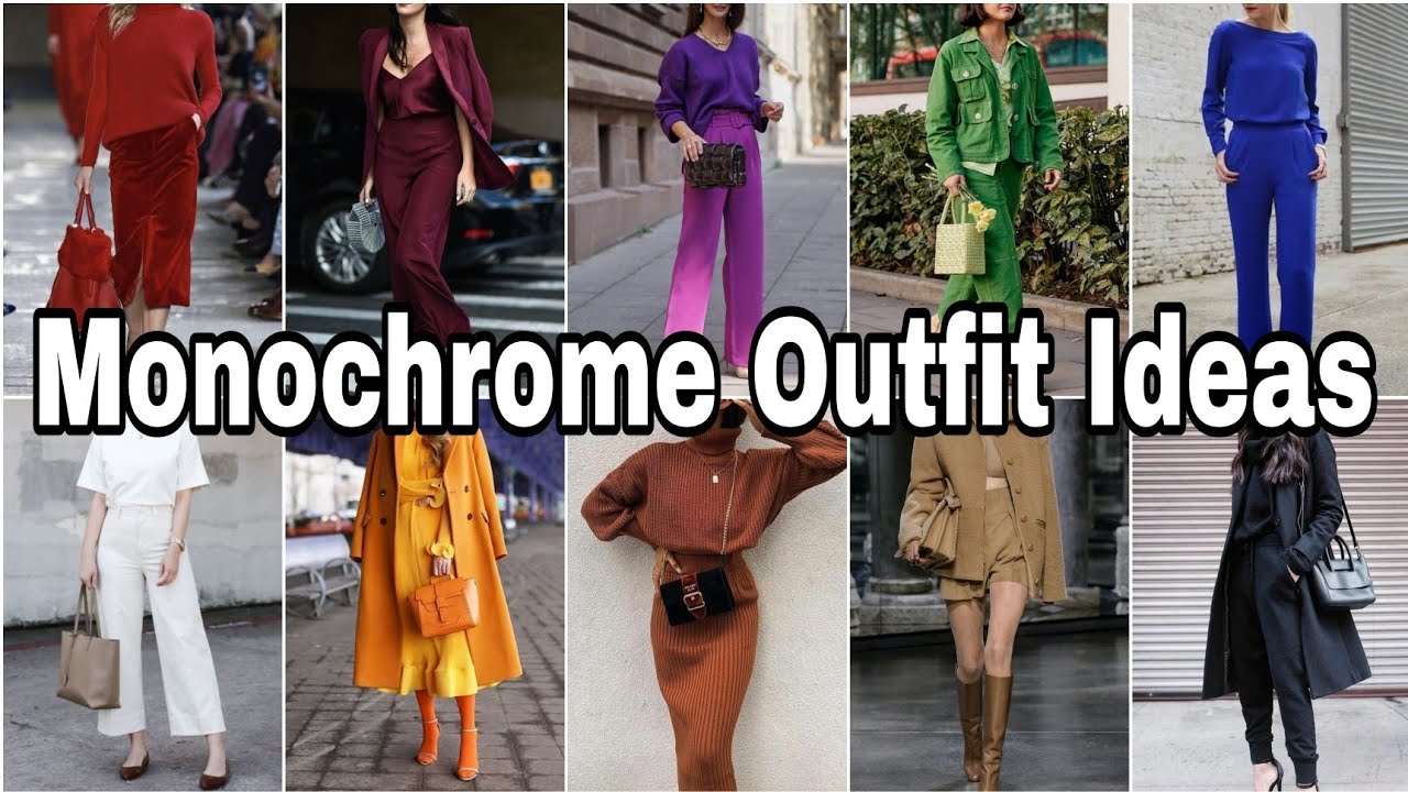 Stylish and Chic Monochrome Outfit Ideas @Styling Ideas