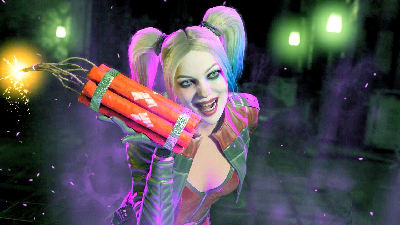Injustice 2 Harley Quinn Super Move on All Characters 4k UHD 2160p
