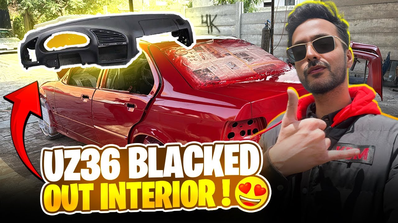BMW UZ36 blacked out interior! 🔥