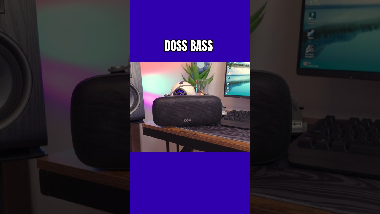 Усилитель DOSS D300 на полной громкости с RGB-подсветкой!
