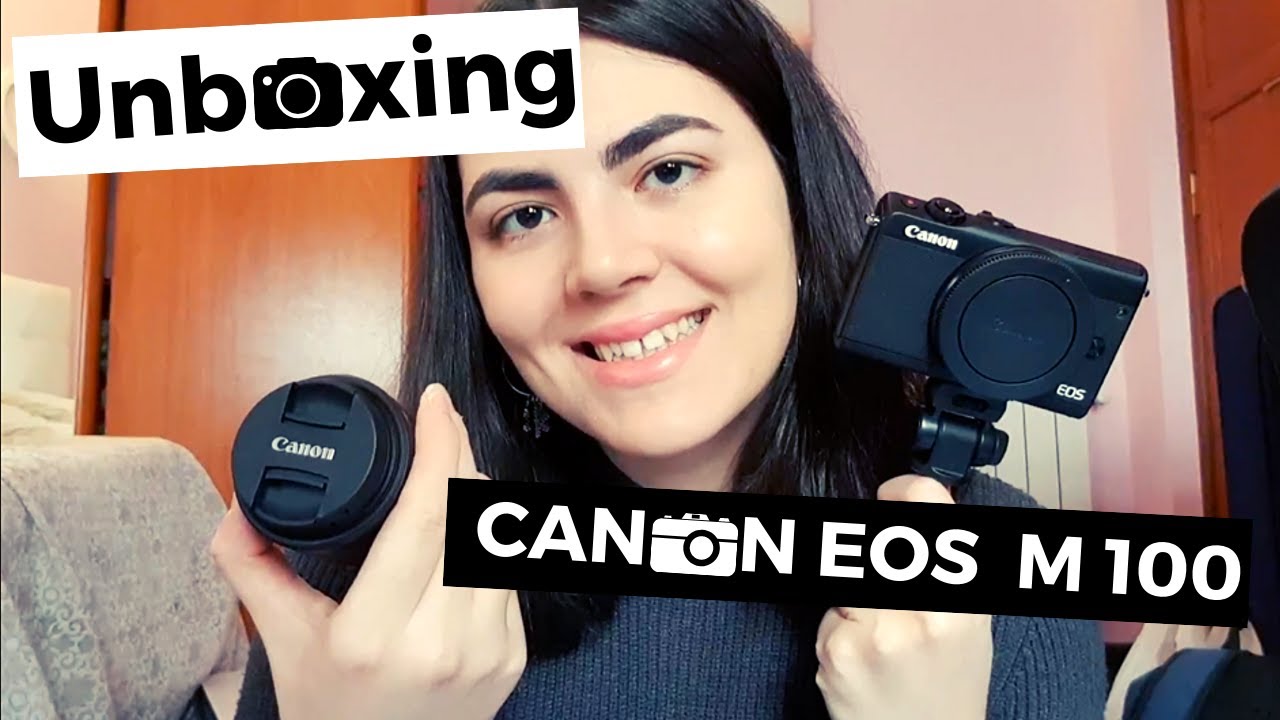 UNBOXING CÁMARA CANON EOS M100 + TRÍPODE