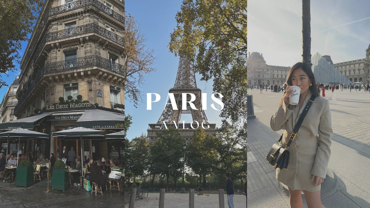 PARIS - A VLOG | Shopping, Sightseeing, Saint Laurent Haul + More | Lindsay BonBon