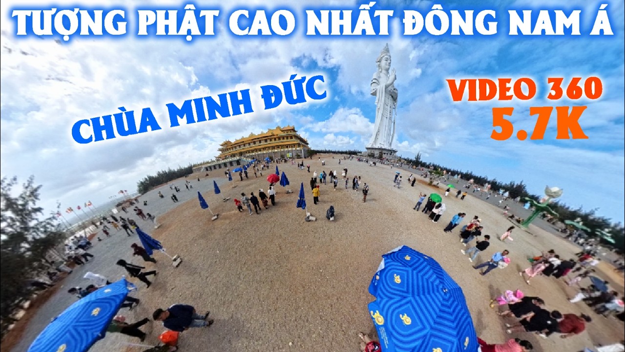 Camera 360 tham quan chùa Minh Đức Quảng Ngãi - Tượng Phật cao nhất Đông Nam Á #insta360x5