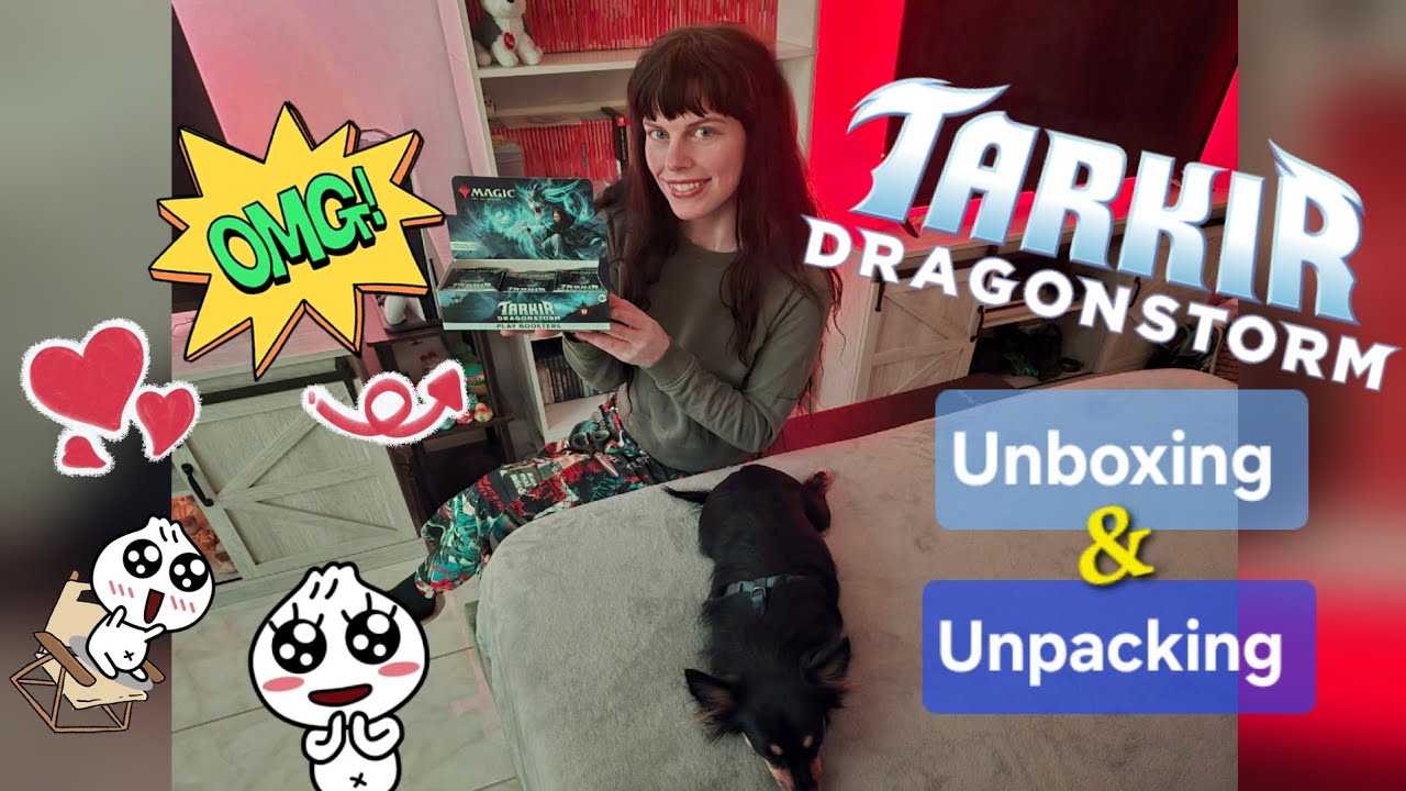 Tarkir Dragonstorm: UNBOXING & UNPACKING 🌀💙
