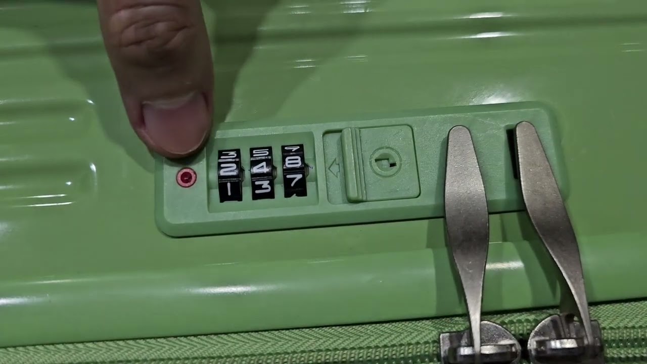 วิธีหารหัสล๊อก กระเ​ป๋าเดินทาง ล๊อกธรรมดาแบบฝัง swianti102 swifix