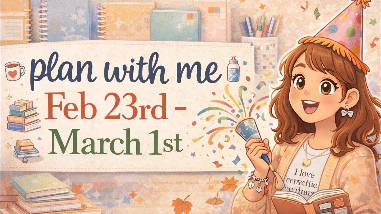 Plan With Me Feb 23–March 1 | Cozy & Celebratory Week