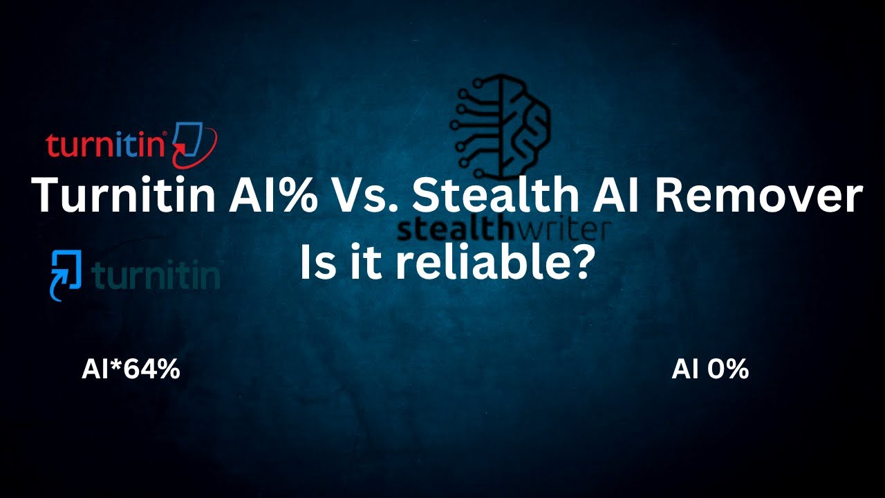 Turnitin AI check, reduction and removal through Stealth
