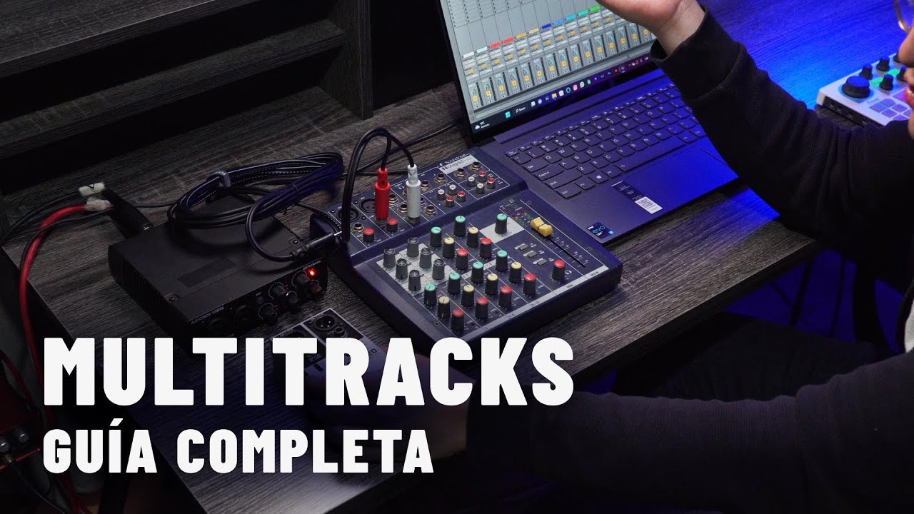 MULTITRACKS - Crear una sesión en vivo en Ableton, conexiones, equipo, controlador MIDI, Interfaz