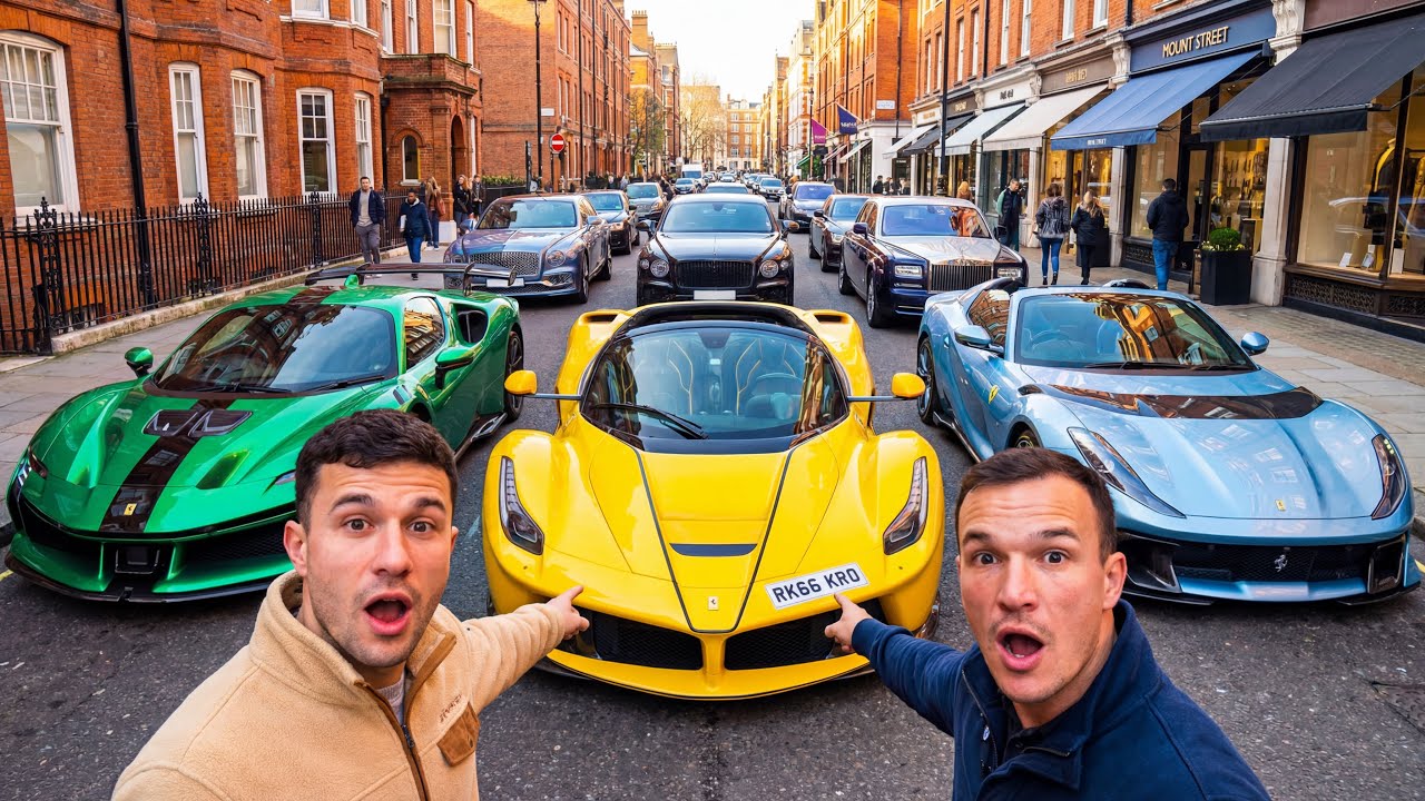Vemos MÁS de 10.000.000€ en coches en SOLO 1 HORA en Londres