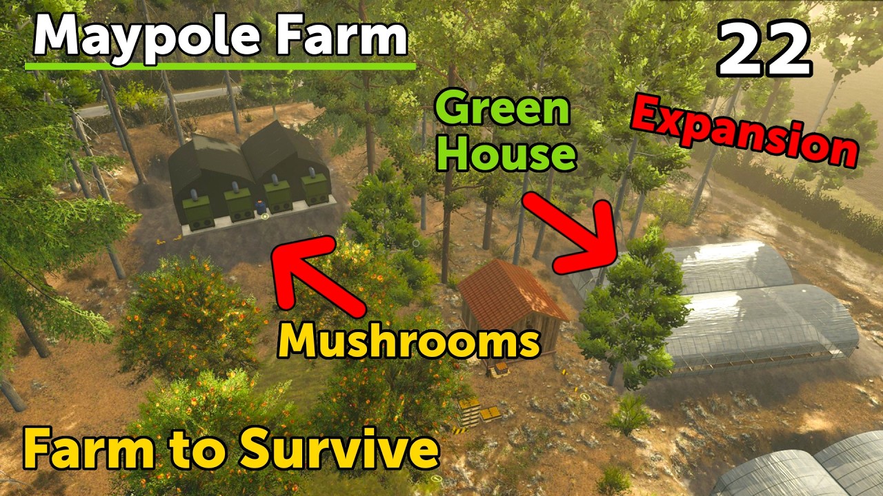 Green House Expansion! I Farm to Survive Episode 22 - Farming Simulator 25