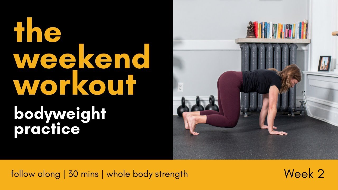 The Weekend Workout | 30 mins | #Play with Your Strength | 2/6 | Bodyweight + Handstand Training