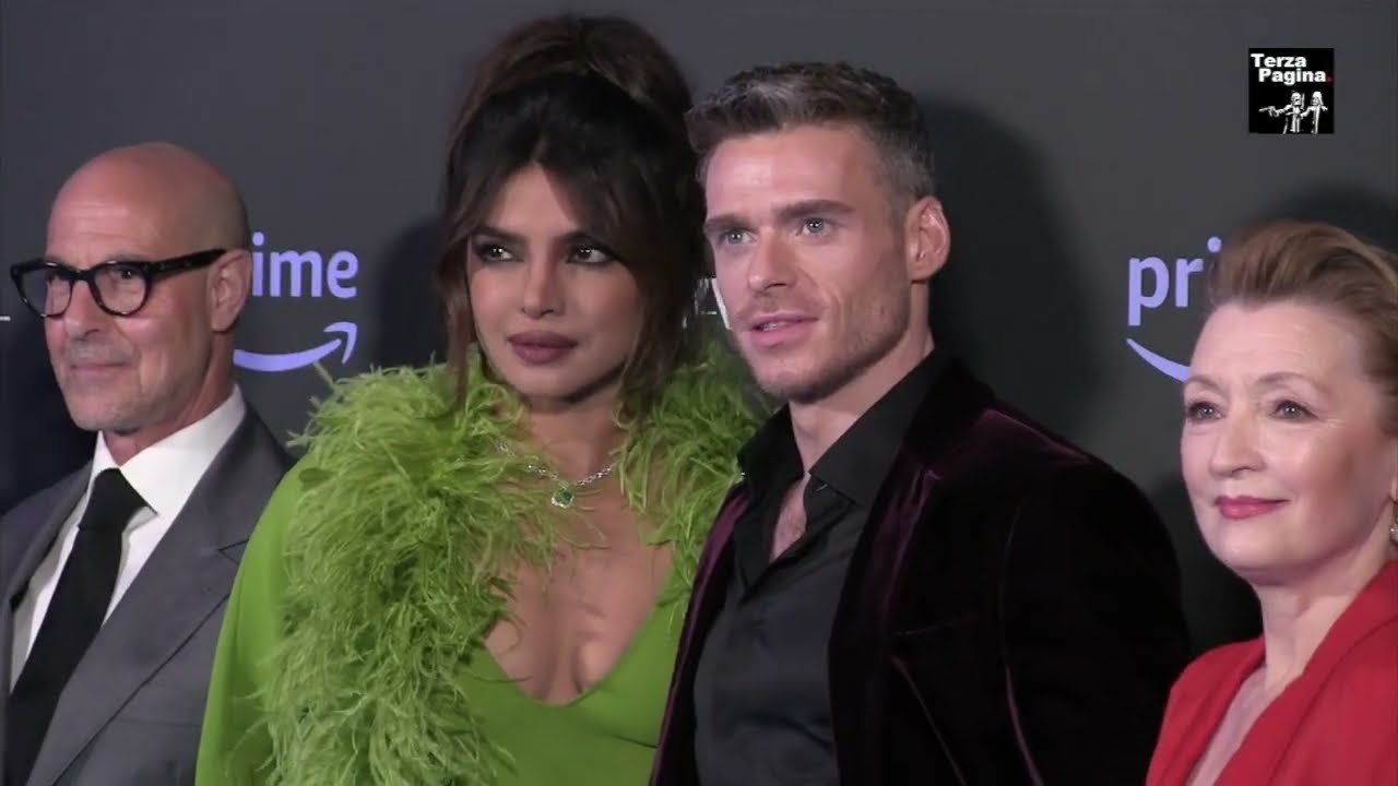 Citadel - Richard Madden, Priyanka Chopra Jonas e Stanley Tucci, red carpet a Roma
