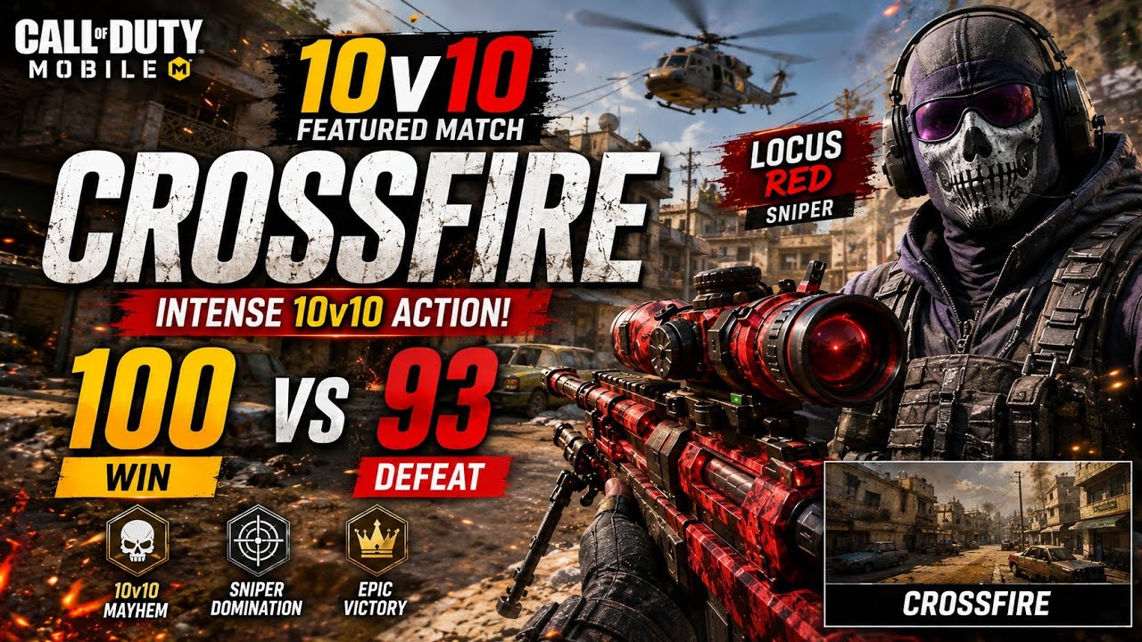 Can You Survive This 10v10 Crossfire Battle? 🔥 #callofduty #codm #codmobile 
