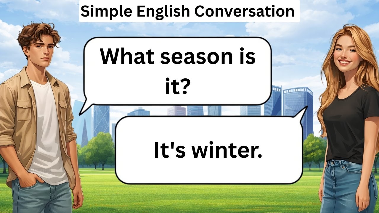 ✅Simple English Conversation Practice | Slow Listening & Speaking for Beginners
