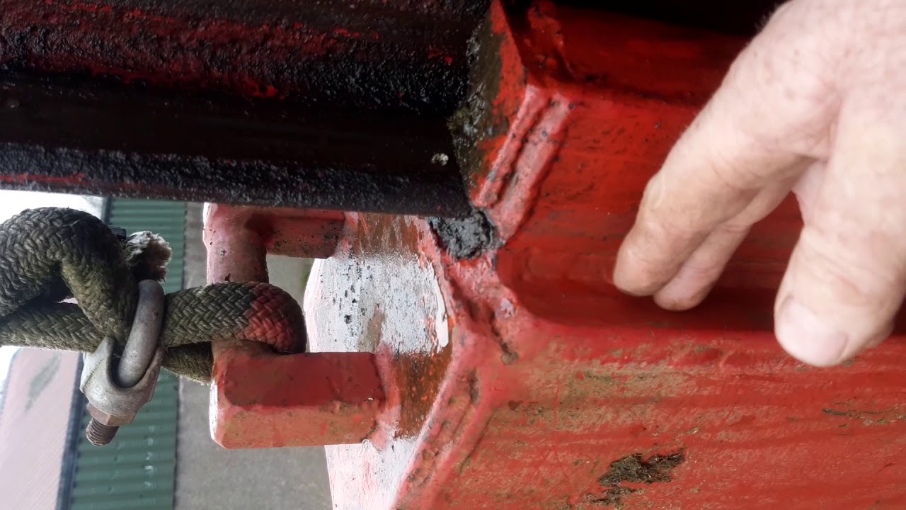 home made post knocker