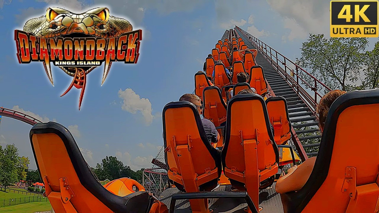 Diamondback Back Row 4K POV B&M Hyper Coaster Kings Island