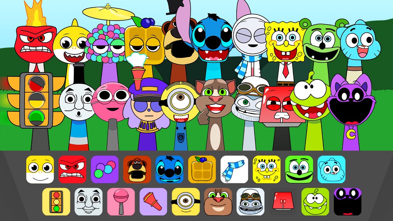 New Incredibox Sprunki OC's But ALL Characters Together | My Sprunki OC