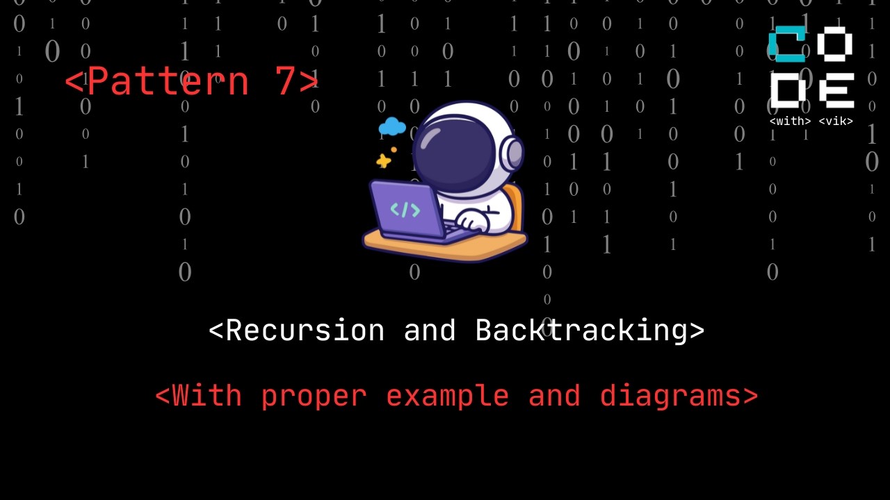 Pattern 7 -  Recursion and Backtracking | DSA patterns | Explained each and everything with diagrams
