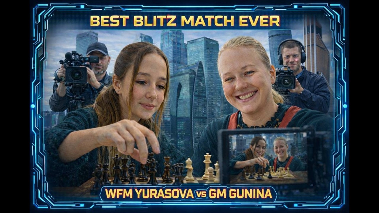 Live rematch of WFM Yurasovа D. vs GM Guninа V. Blitz