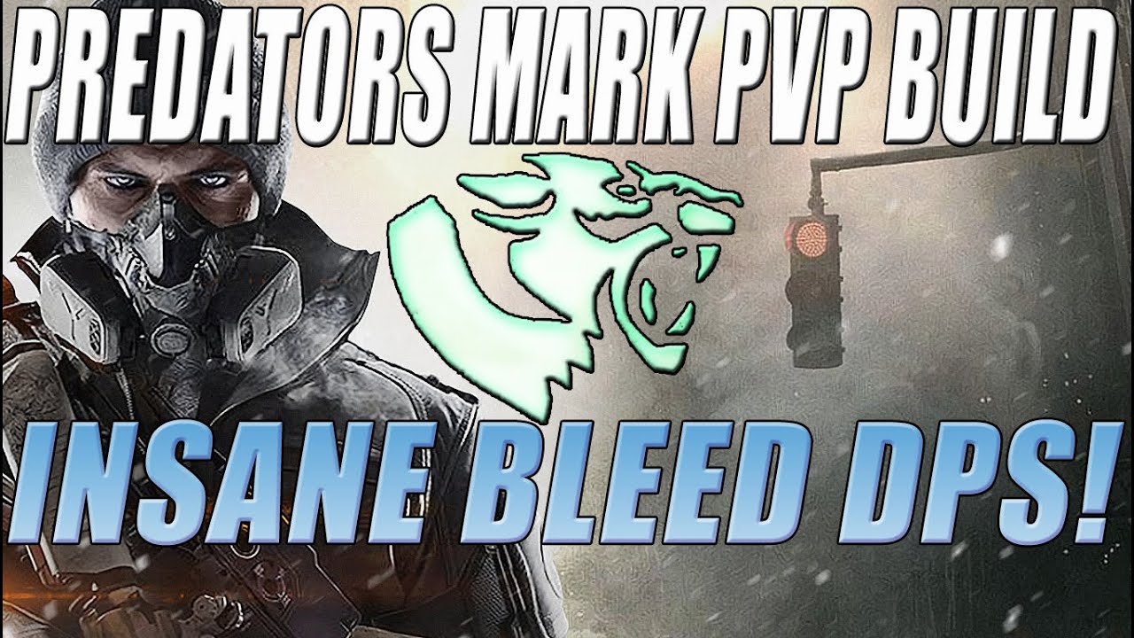 The Division - Predators Mark PVP Guide | Crazy Bleed Damage (Best DPS Build)