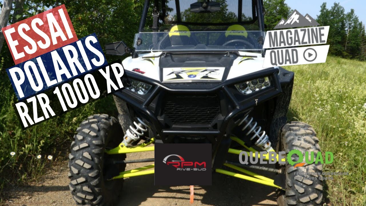 MagazineQuad.TV - Essai du Polaris RZR XP 1000 2019