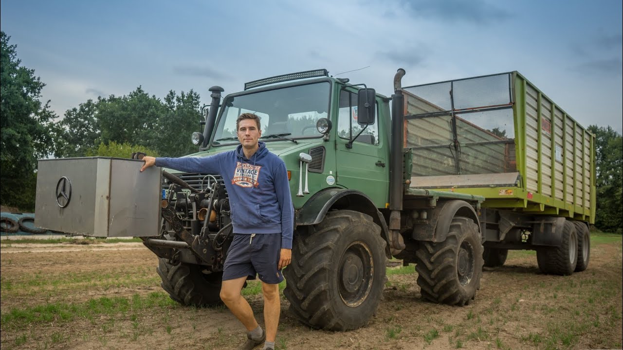Making of Mais Häckseln | Unimog Heckscheibe reparieren | Silo festfahren | Mog Vlog 6#