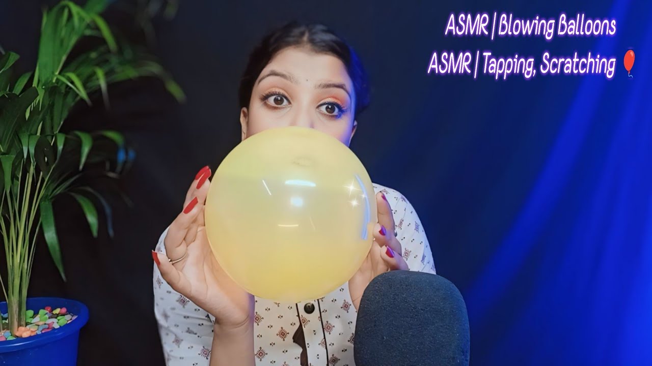 ASMR | Blowing Balloons ASMR | Tapping, Scratching 🎈