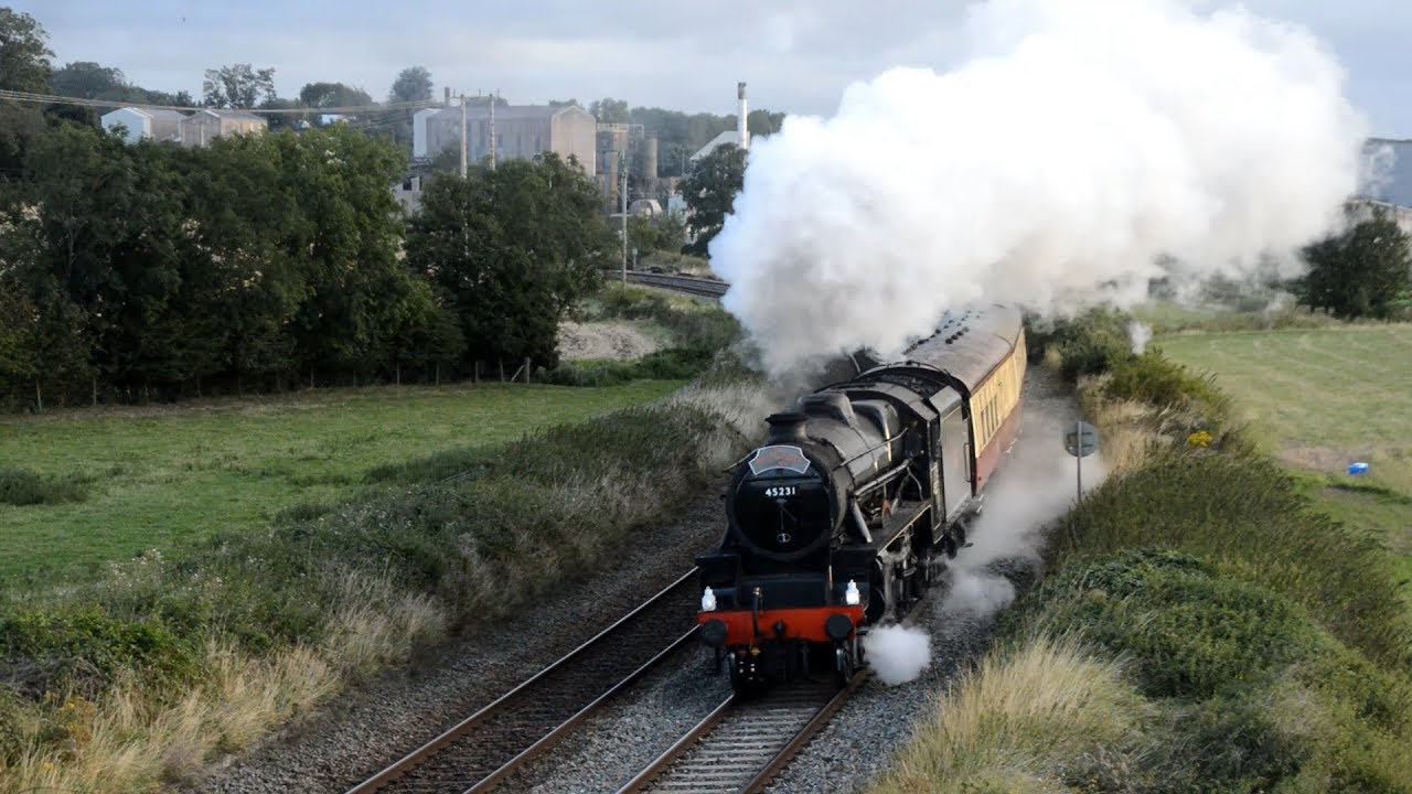 LMS Black 5 45231 on The Sugar Loaf Mountaineer Bayston Hill 7 Sept 2019