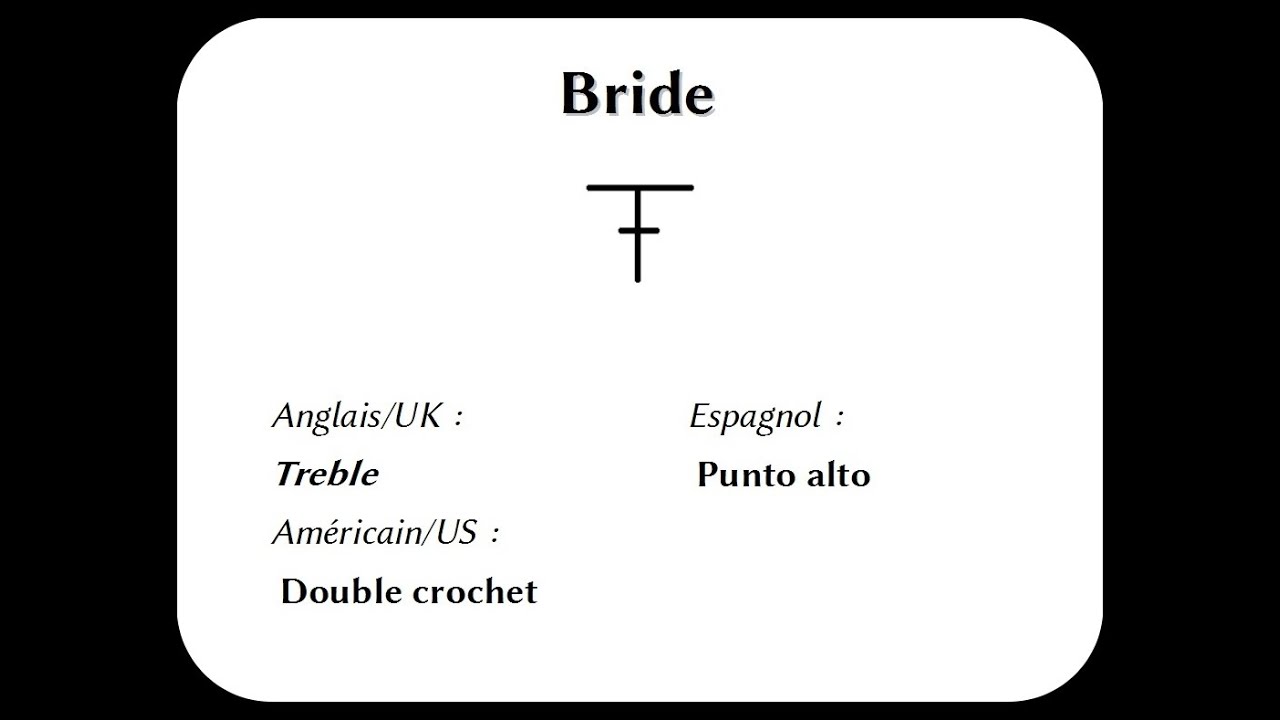 Les bases au crochet : La bride simple