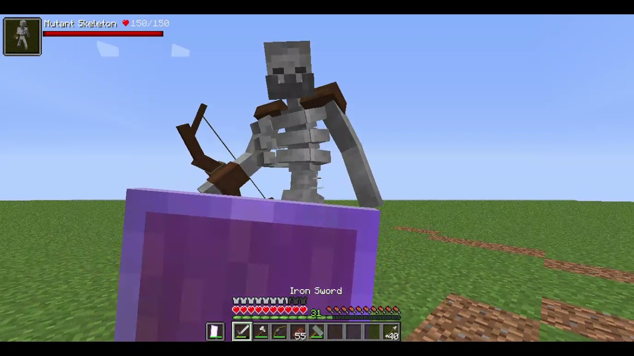 Player Vs Mutant Beasts + Mutant More in Minecraft Mobs Fight By Angry Mutant Enderman