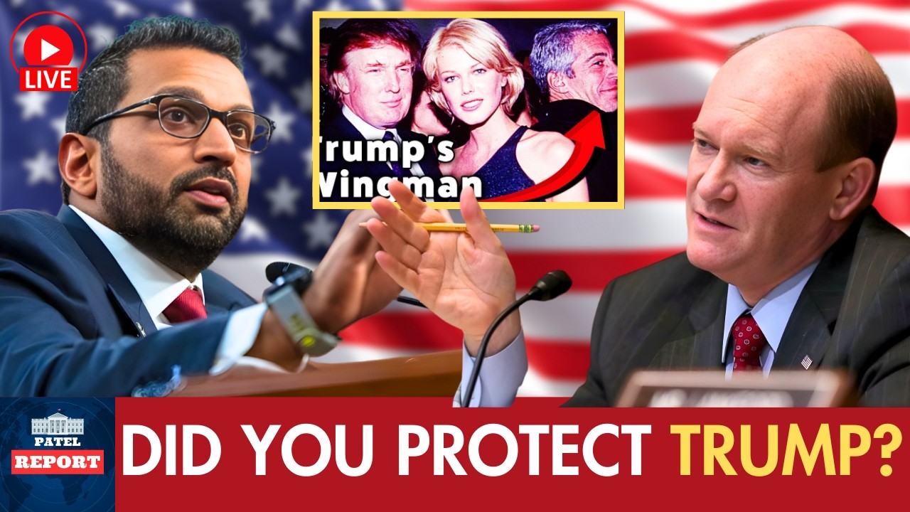 Chris Coons Corners Kash Patel Live: Did You Shut Down FBI Investigations To Shield Trump?