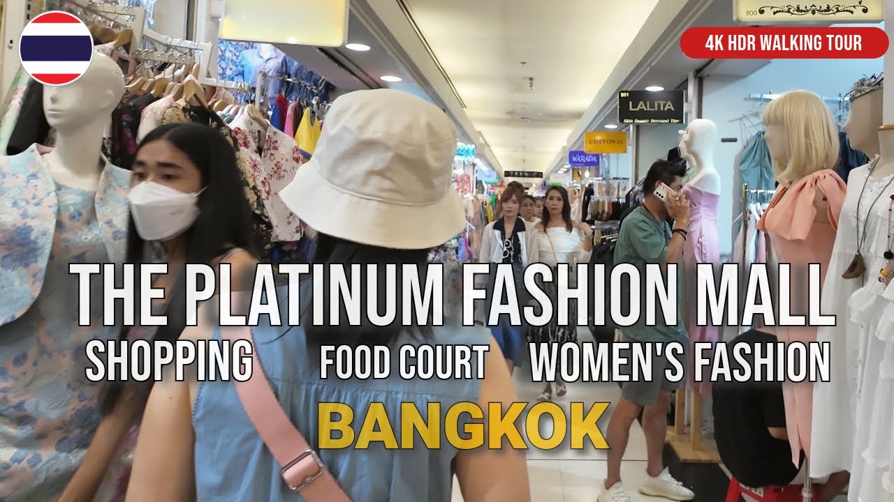 Platinum Fashion Mall, Bangkok Shopping, Women's Fashion, Food Court, Walking Tour