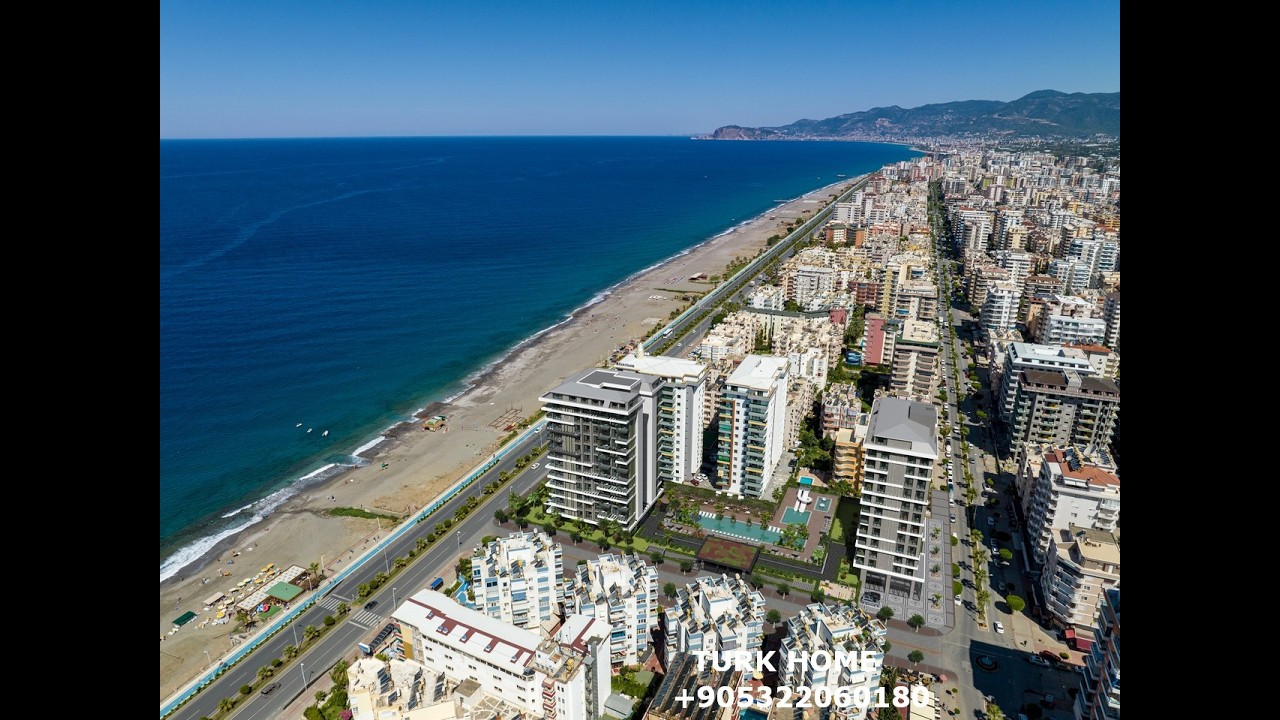 1+1-2+1 luxury Residence Face to Beach in Alanya Turkey