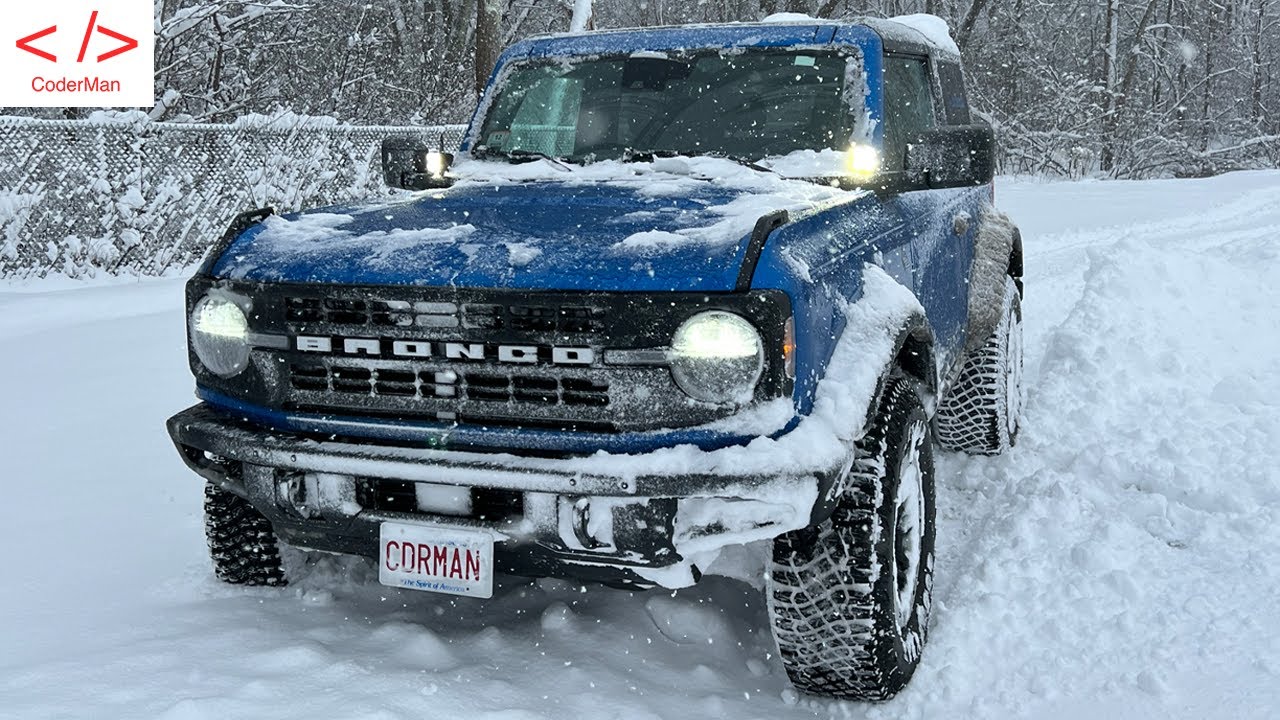 New England Snow Day in the 2021 Ford Bronco | Donuts & Drive
