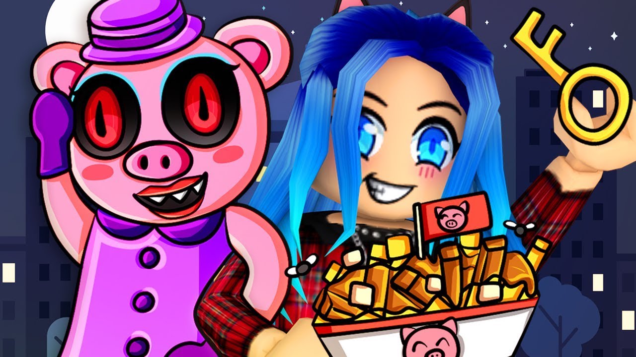 Куда она нас ведёт? В город Roblox Piggy City!