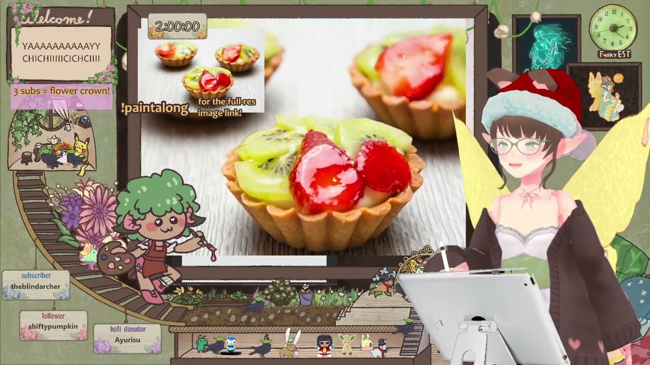 Paintalong Study 4 - Tasty Tart ft ArtByChichi