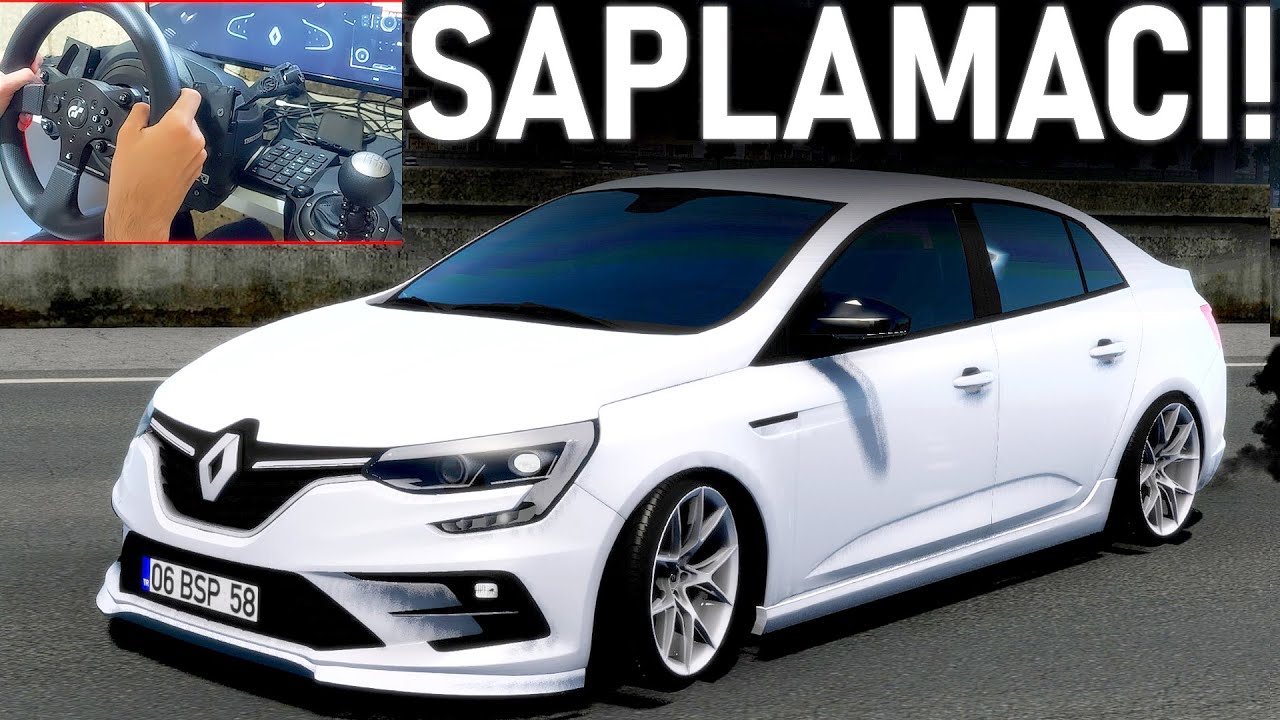 FULL BASS'LI SAPLAMACI MEGANE! - MODİFİYELİ RENAULT MEGANE İLE YOLCULUK - ETS 2 Mod T300RS GT