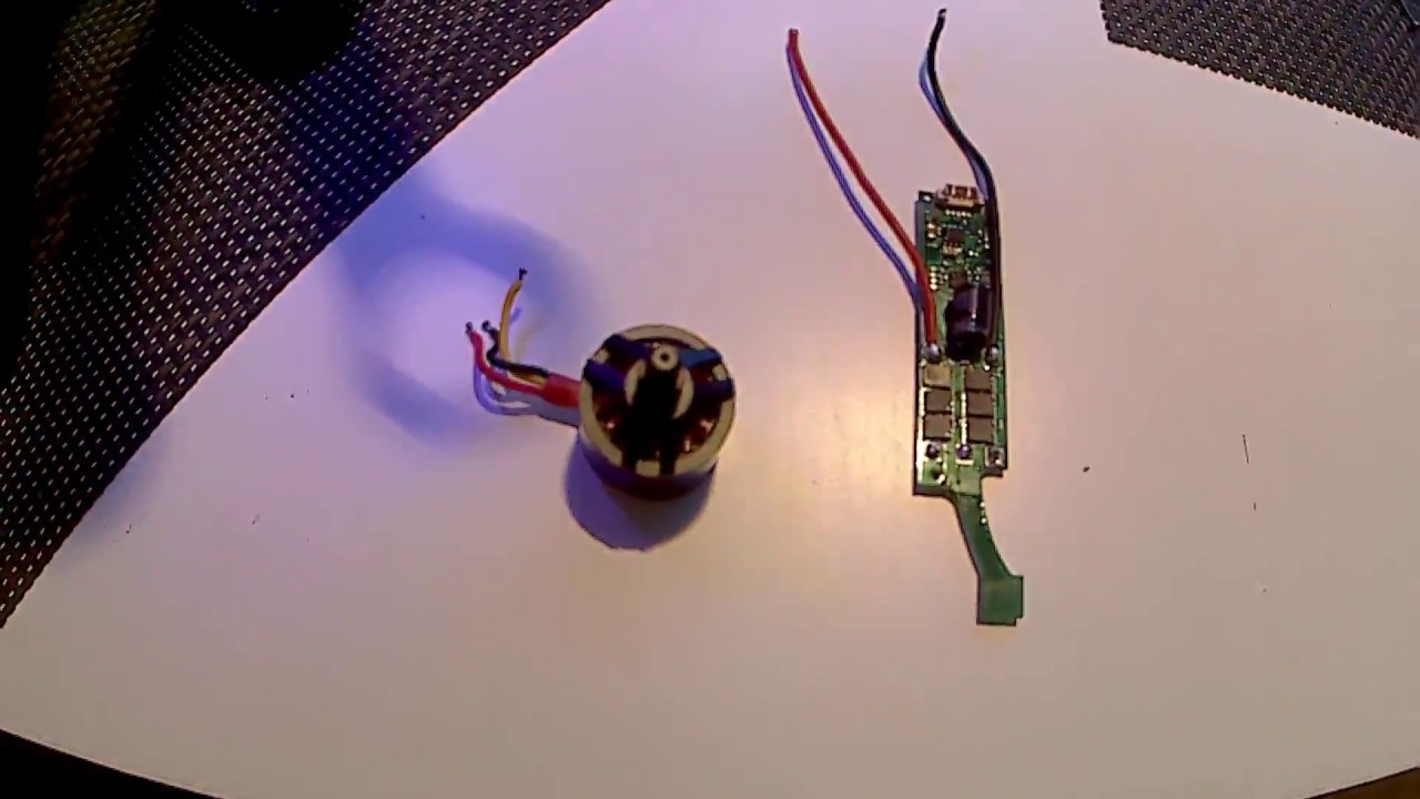 HUBSAN H109S repair ESC and motor A