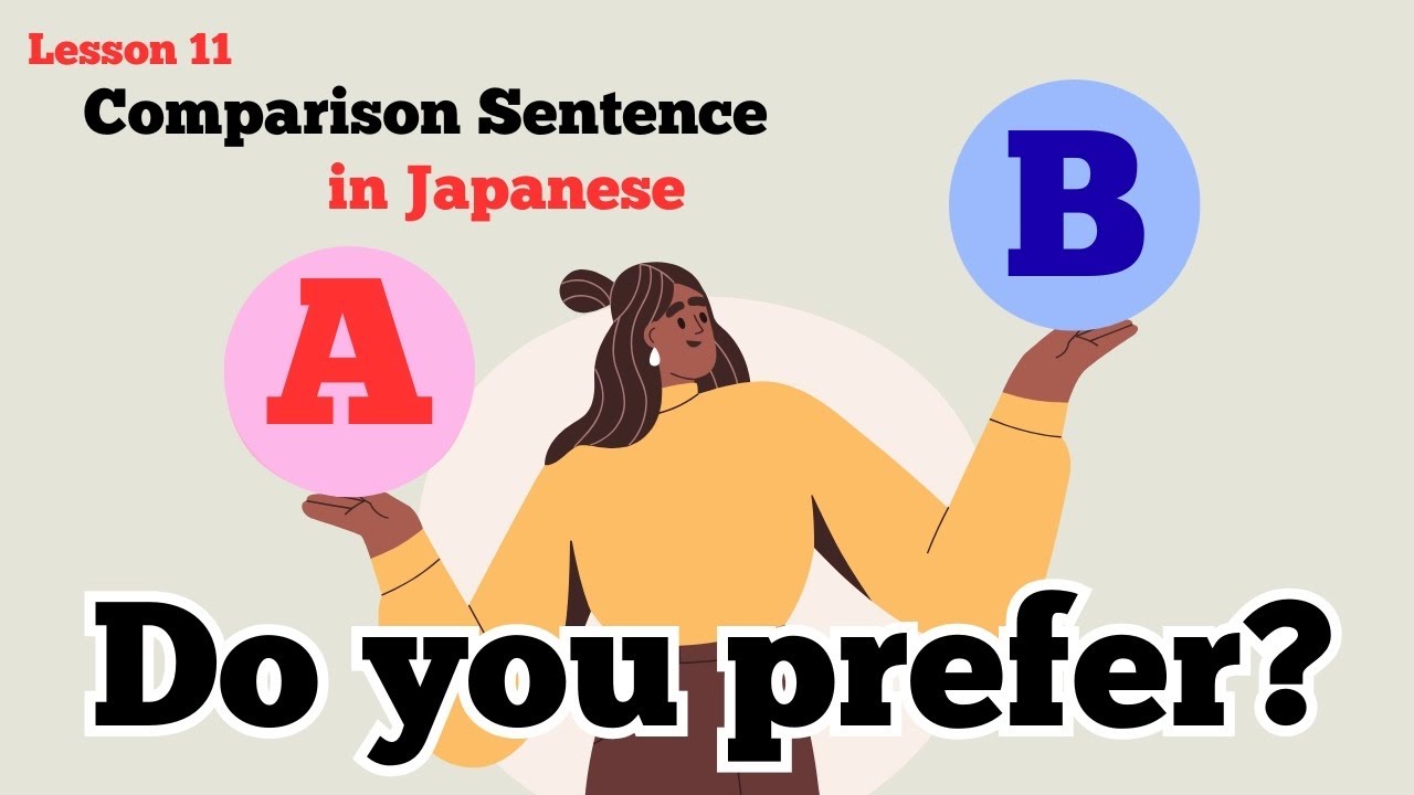 How to Say “Do You Prefer A or B?” in Japanese | Easy Comparison Sentences | Lesson 11 #japanese