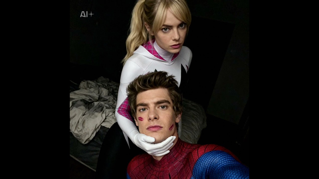 the amazing spider-man x spider-gwen 🕷️🕸️ 𓆩𓆪 🥊💥🥁