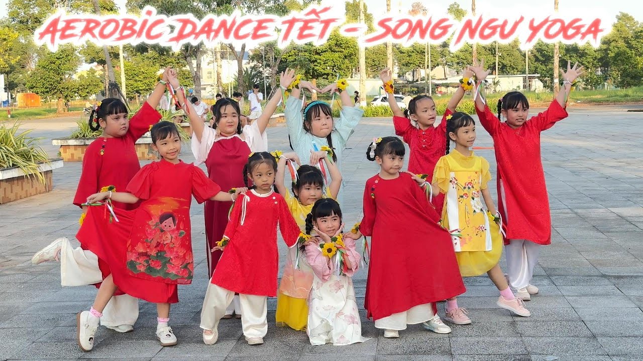 Aerobic Dance Tết Kid l Song Ngư Yoga