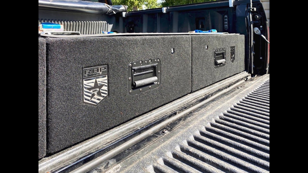 DIY Custom Built Truck Bed Drawers 2018 F150 (part 1) watch part 3 for the  fully Finished!! 😀