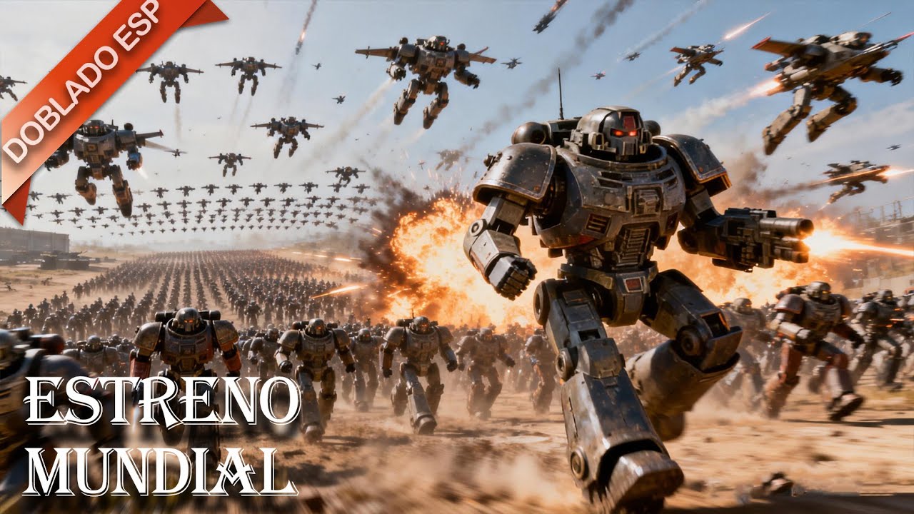 【Doblado al Españo】Ejércitos de robots en guerra, ningún enemigo escapa con vida
